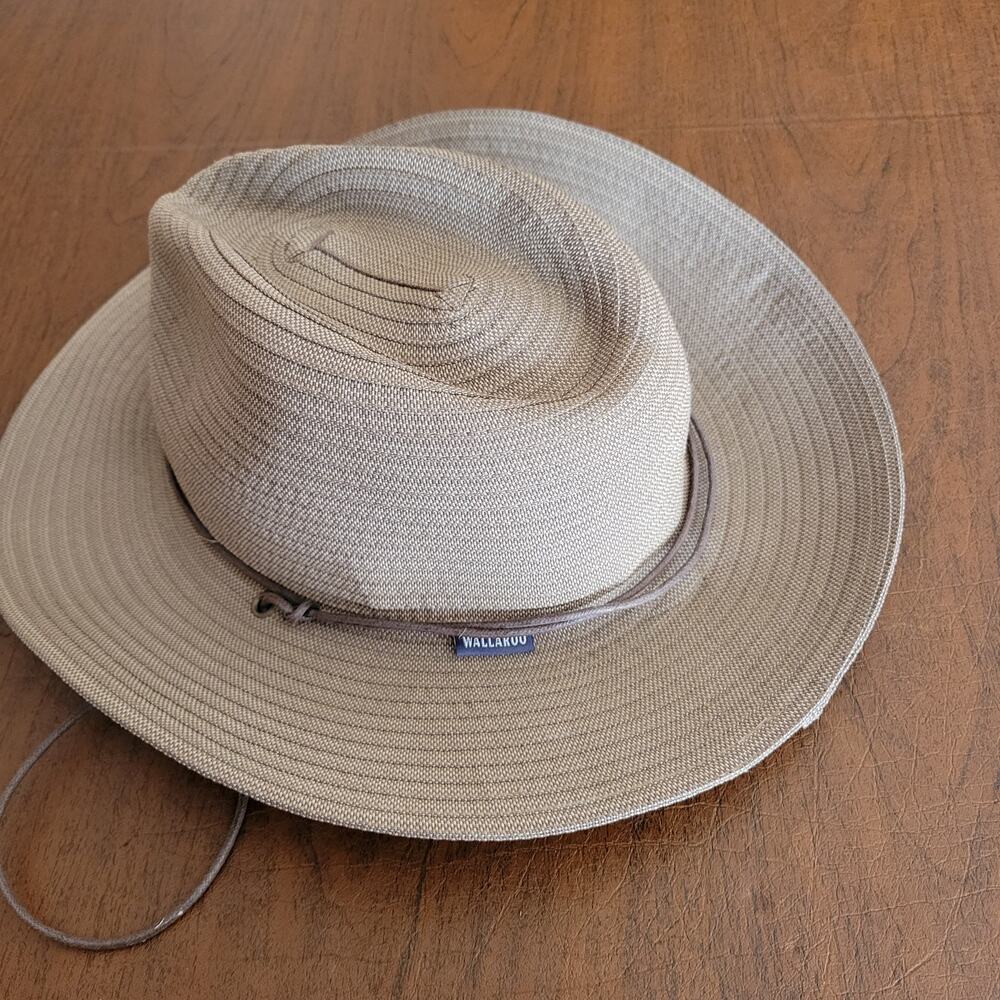 Wallaroo Hat Company Menโs Western Style Safari Jasper Hat Brown M/L